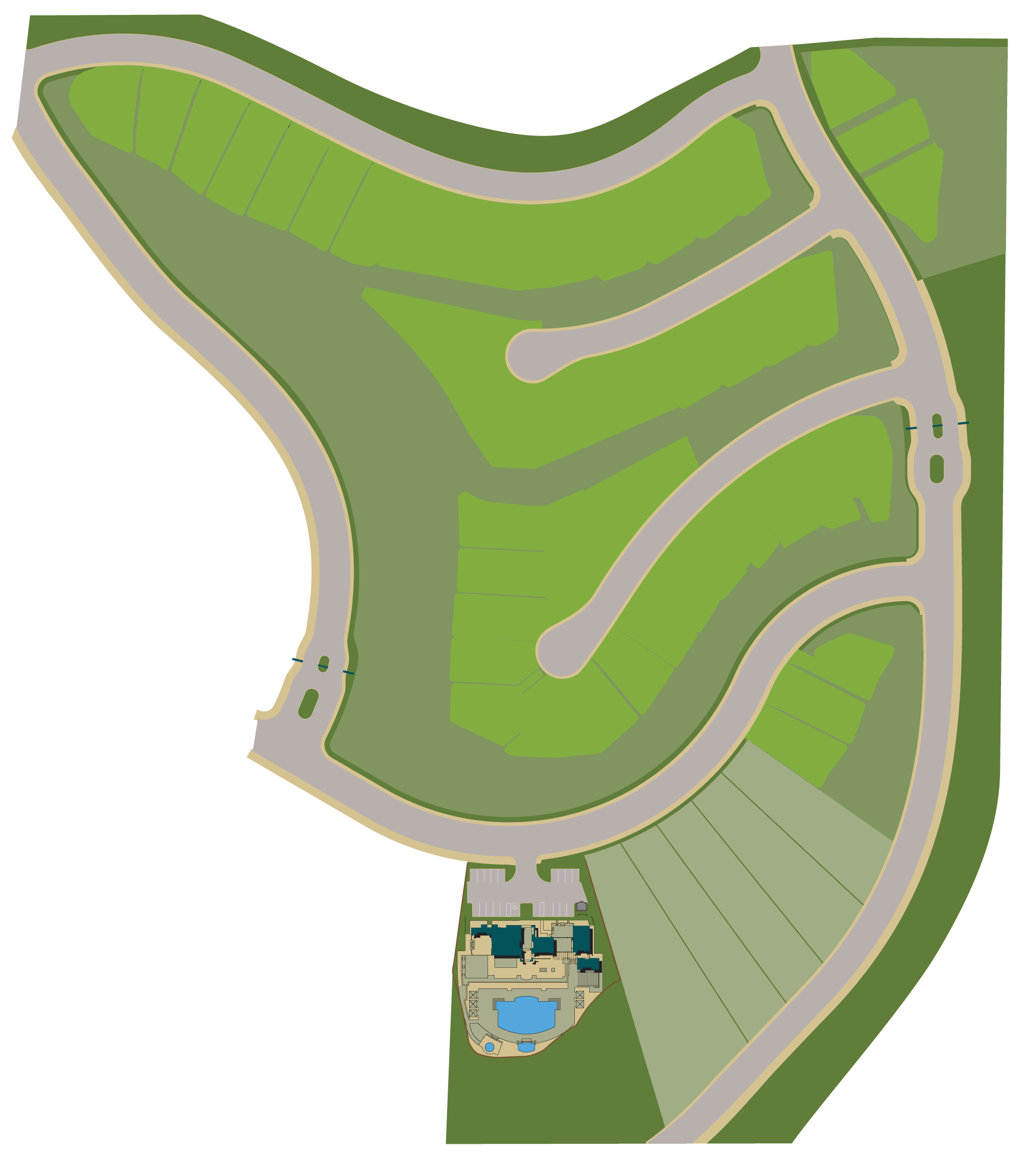 Deerlake Ranch Site Plan. Homes for sale in Chatsworth, CA