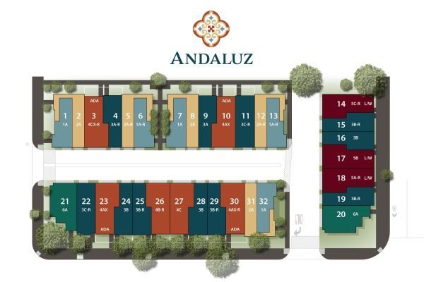 Andaluz in Downtown Brea Site Plan